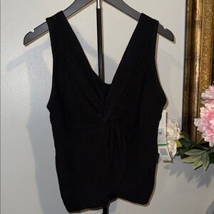 Robert Rodriguez Black Knit Tank Top